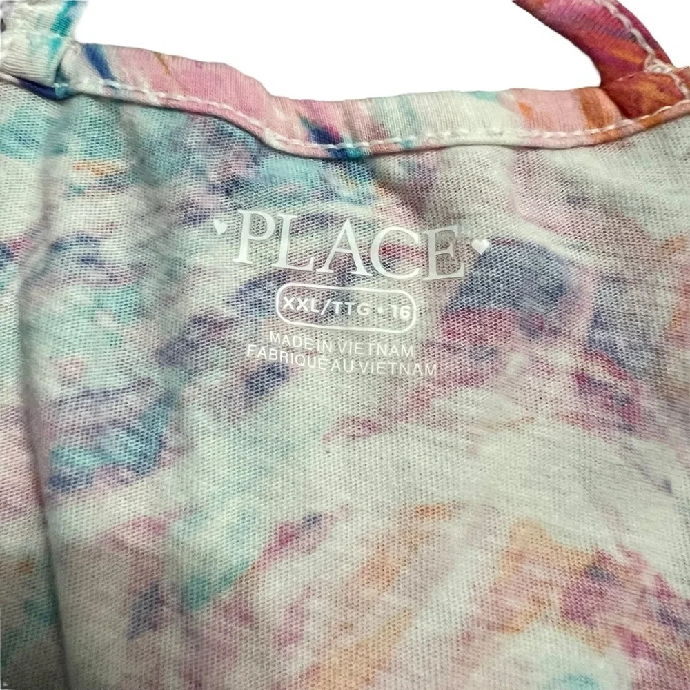 The Children’s Place XXL (16) Colorful Print Knit Crossback Everyday Dress